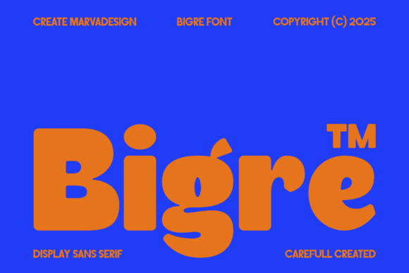 Bigre: The Bold Display Typeface That Transforms Small Brands
