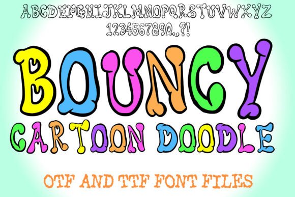 Boost Your Brand with the Bouncy Cartoon Doodle Font
