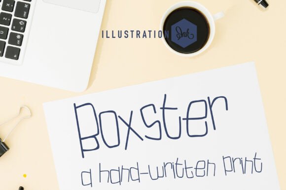 Boxster Font: A Boxy Handwritten Typeface for Web Design