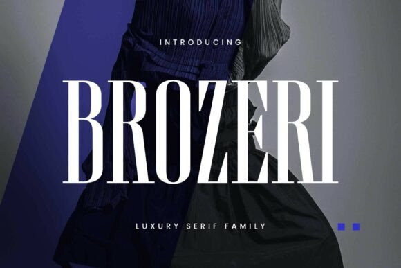 Brozeri Regular: A Condensed Serif for Bold Editorial Design