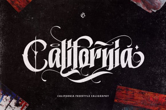 California Style: A Bold Blackletter Font