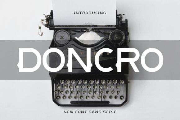 Doncro Font Review: A Bold Sans Serif for Modern Branding