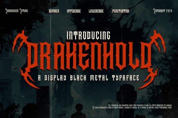 Drakenhold: The Bold Blackletter Font for Brand Identity