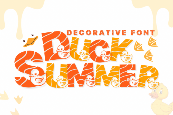 Duck Summer Font: A Playful Typeface for Makers