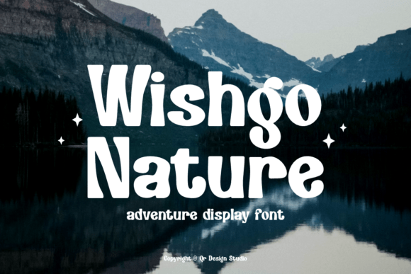 Elevate Web Design with Wishgo Nature Typeface