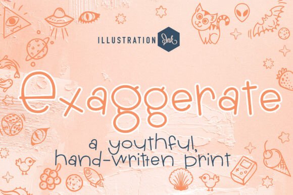 Exaggerate: A Playful Typeface for Modern Editorial Design