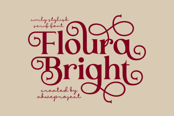 Floura Bright: A Font for Bold Campaigns