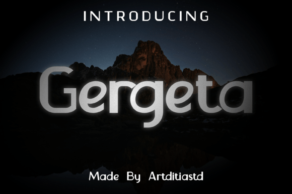 Gergeta: A Bold Sans Serif for Creative Power