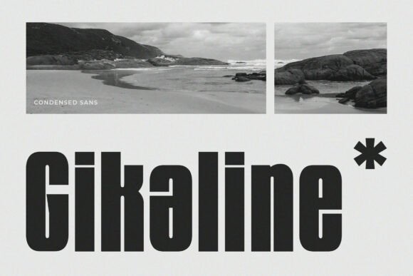Gikaline: A Bold Sans Serif Font for Strong Branding