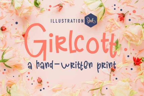 Girlcott: A Bouncy Handwritten Font for Digital Branding