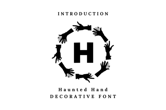 Haunted Hand: A Spooky Font for Creative Projects