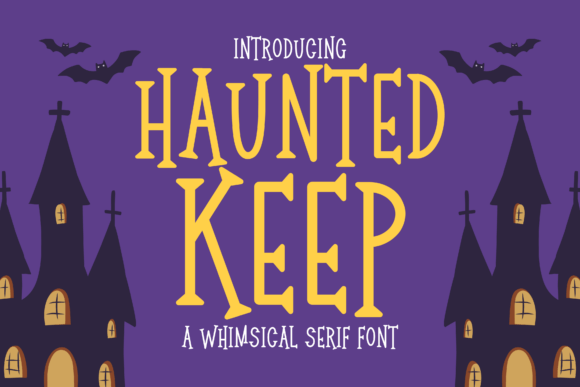 Haunted Keep: A Bold Serif Typeface for Web Headers
