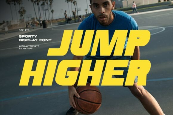 Jump Higher: A Bold Display Font for Modern Web Design