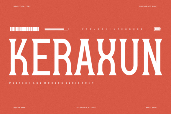 Keraxun: A Bold Font for Business Branding