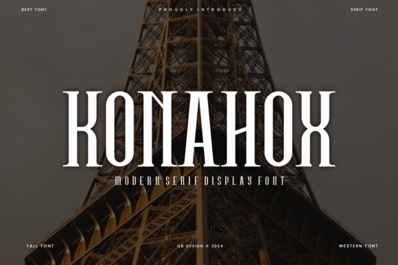 Konahox: A Serif With Soul for Bold Brand Identity