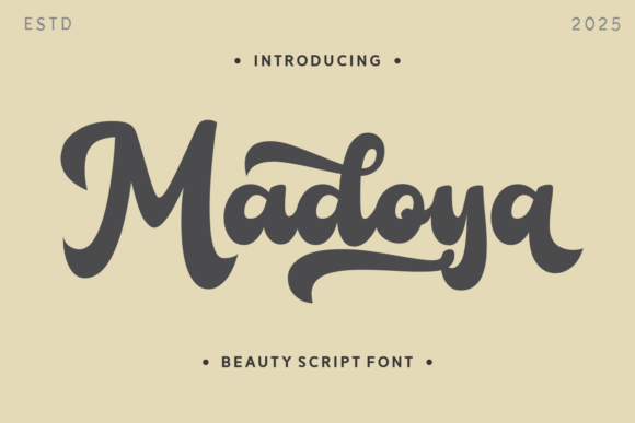 Madoya Review: A Bold Script for Modern Brand Identity