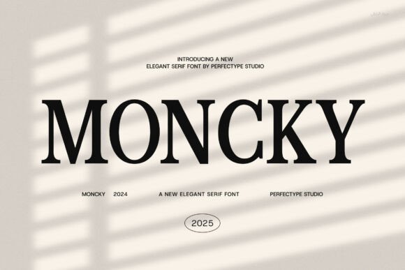 Moncky: The Bold Serif Typeface for Scroll-Stopping Designs