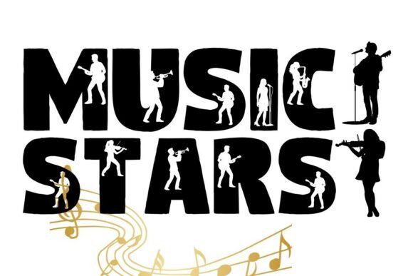 Music Stars Silhouettes Font