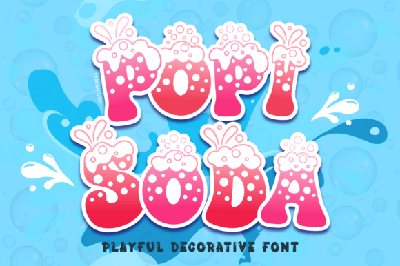 Popisoda1: A Bold, Quirky Display Font for Modern Brands