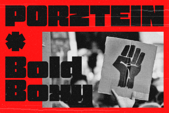 Porztein: A Bold Font for Business