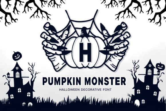 Pumpkin Monster Font: Bold Type for Halloween Campaigns