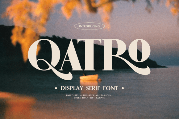 Qatro: A Bold Font for Business Branding