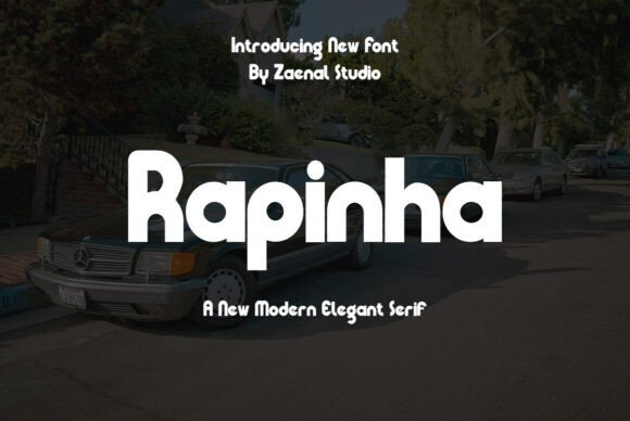 Rapinha: The Bold Serif Font for Polished Branding