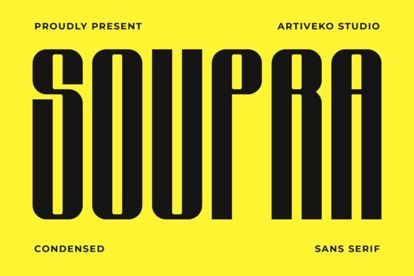Soupra: A Bold Sans Serif for Web Design