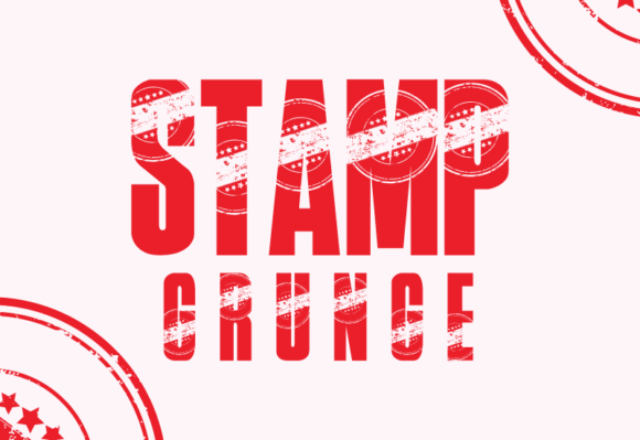 Stamp Grunge Font: A Bold Choice for Raw Brand Identity