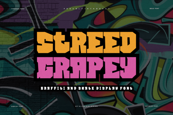 Streed Grapey: The Bold Display Font for Urban Branding