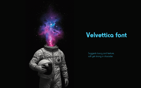 Velvettica: A Bold Serif Typeface for Editorial Design