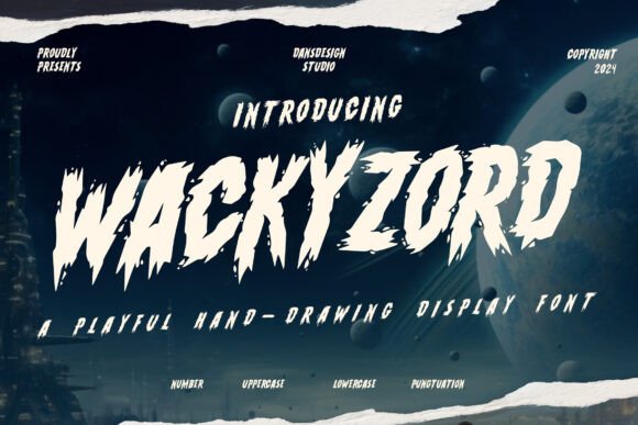 Wackyzord: A Chaotic Display Font for Bold Web Design